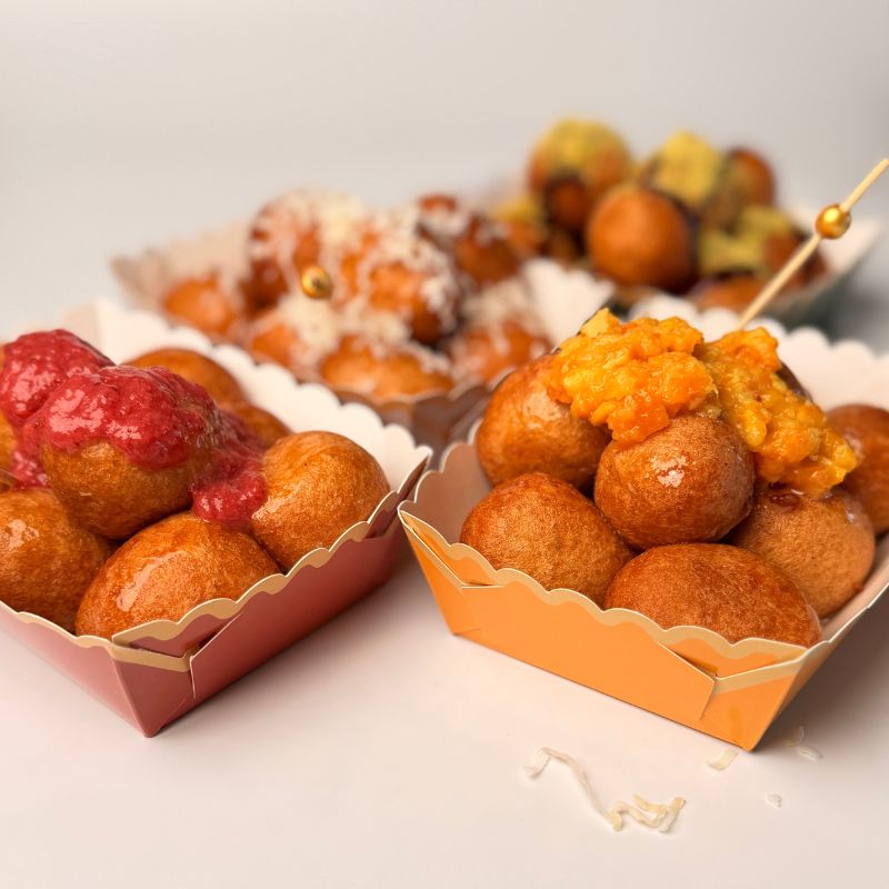 Golden Puffs puff-puff, freshly made